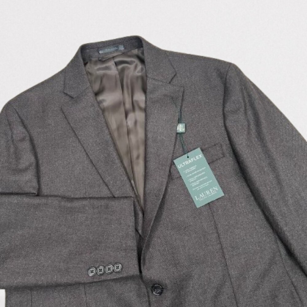 Lauren Ralph Lauren NEW Men's Wool Ultraflex Blazer Classic-Fit Sz 43R Brown